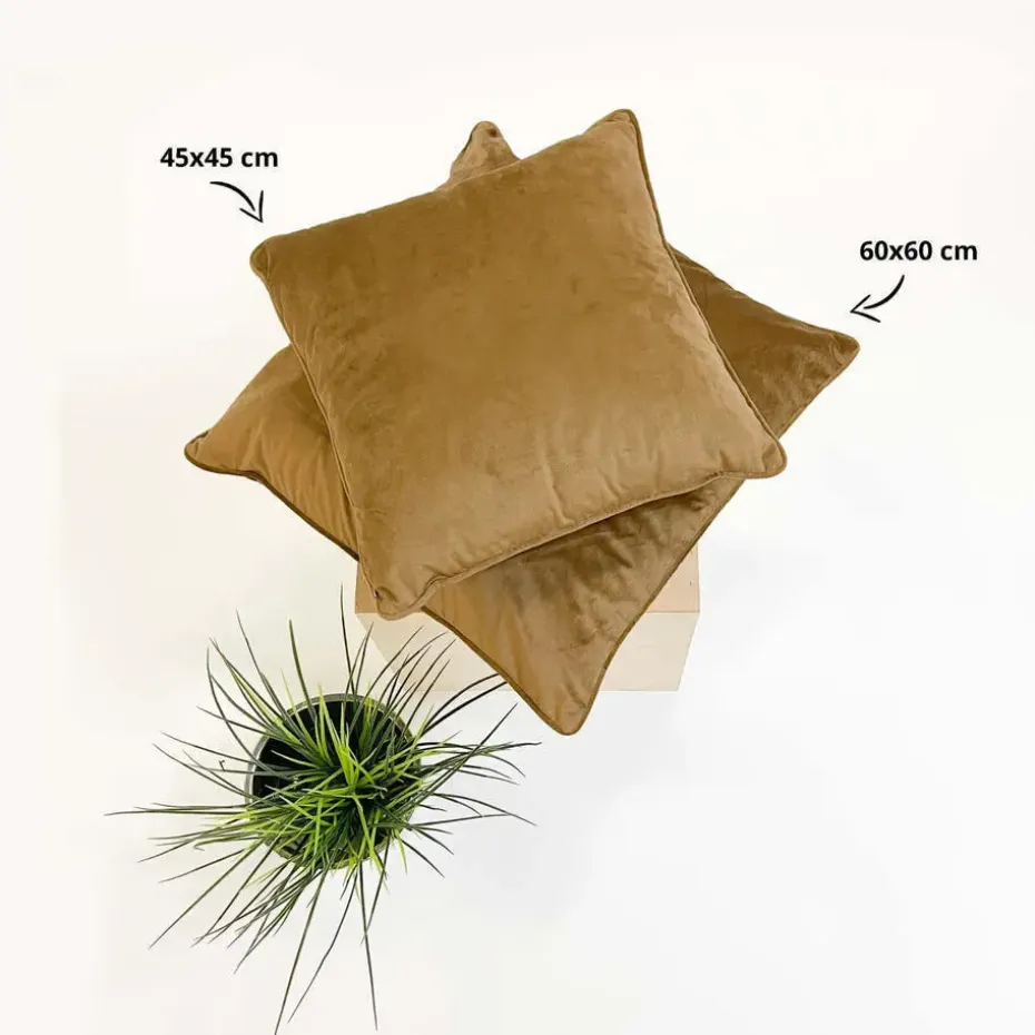 Sierkussen Finn - Tobacco Brown - 60x60 cm