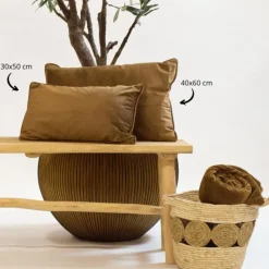 Sierkussen Finn - Tobacco Brown - 30x50 cm