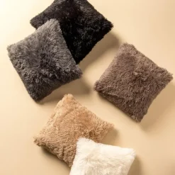 Sierkussen Fluffy - Pumice Stone - 45x45 cm