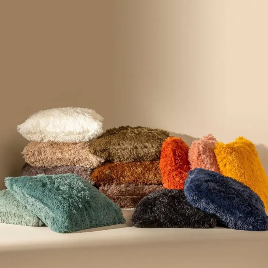 Sierkussen Fluffy - Pumice Stone - 45x45 cm