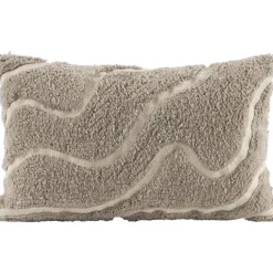 Sierkussen Guust - grijs/wit - 30x50 cm