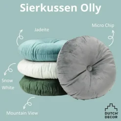 Sierkussen Olly - Snow White - Ø40 cm