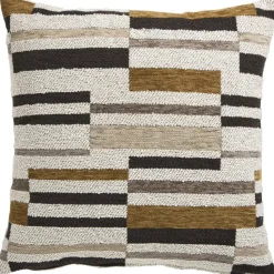 Sierkussen Siem - crème/bruin - 45x45 cm