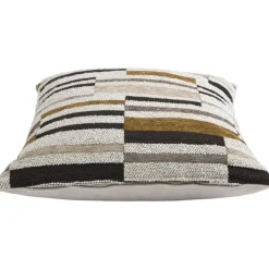 Sierkussen Siem - crème/bruin - 45x45 cm