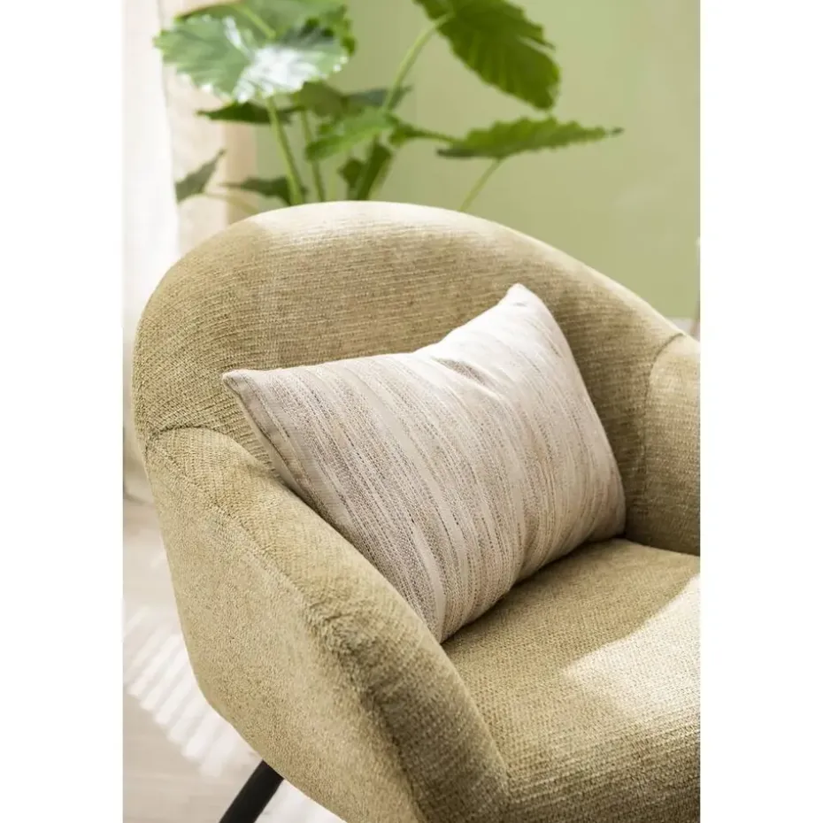 Sierkussen Solane - naturel/goud - 30x50 cm