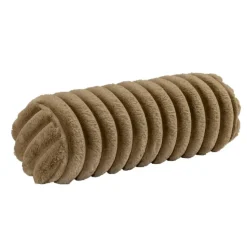 Sierkussenrol Bouke - taupe - 42xØ15 cm