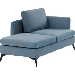 SIEVOZ - Chaise longue - Blauw - Rechtszijdig - Polyester