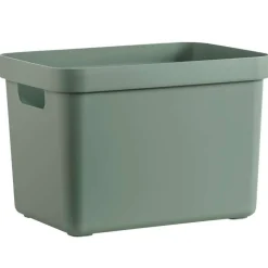 Sigma home box 18 liter - donkergroen - 35,2x25,3x24,3 cm
