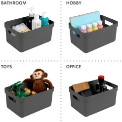 Sigma home opbergbox 5L antraciet