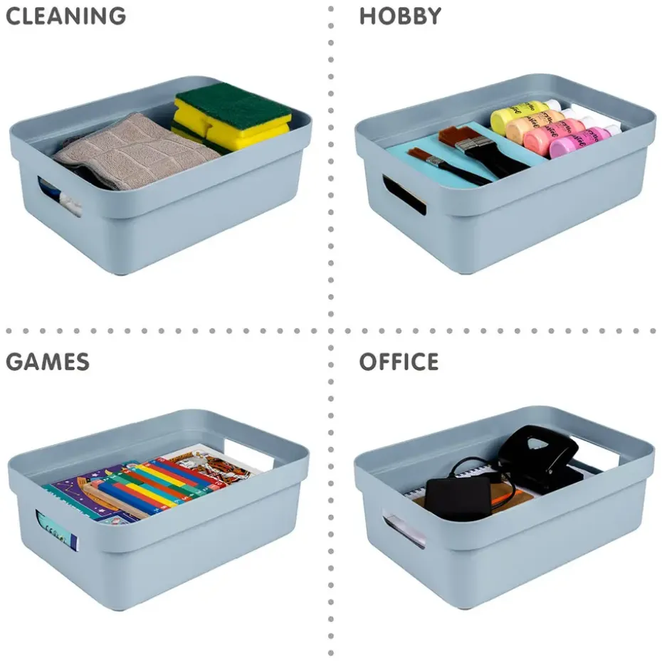 Sigma home opbergbox 9L blauw