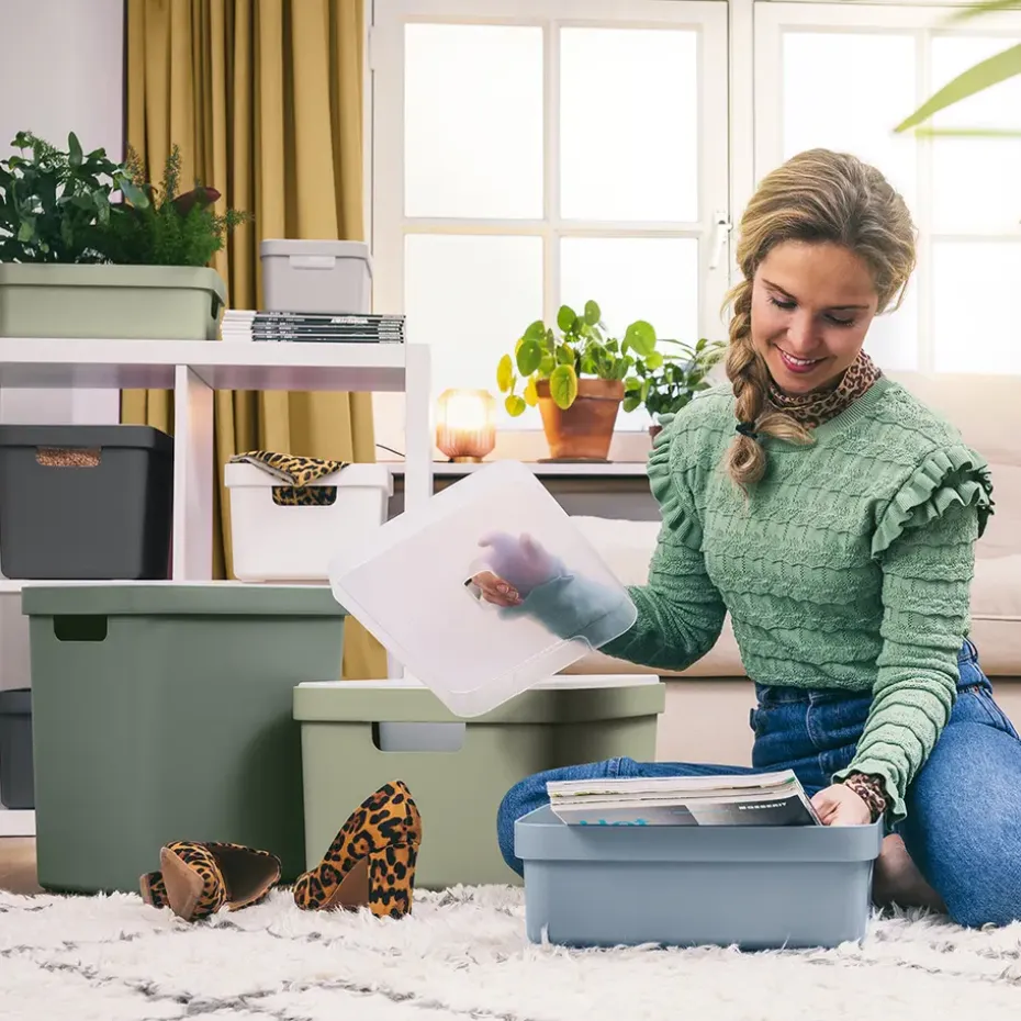 Sigma home opbergbox 9L blauw