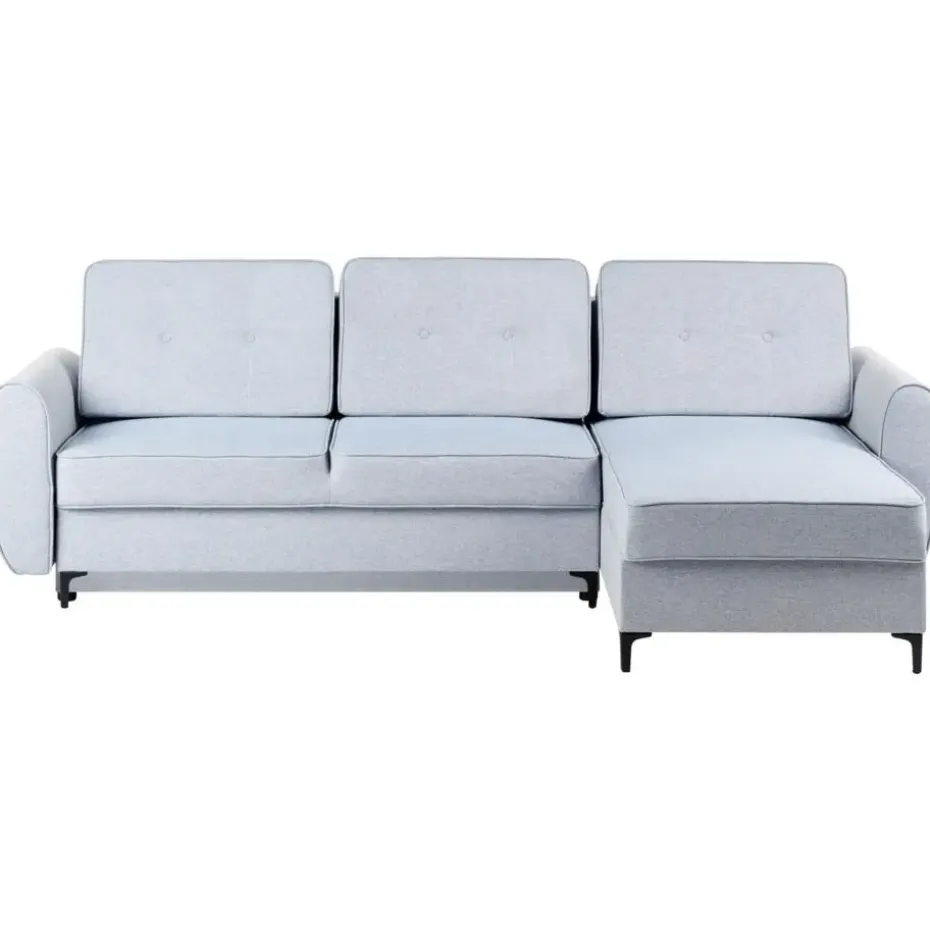 SIMRIS - Hoekslaapbank - Blauw - Linkszijdig - Polyester