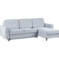 SIMRIS - Hoekslaapbank - Blauw - Linkszijdig - Polyester