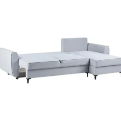 SIMRIS - Hoekslaapbank - Blauw - Linkszijdig - Polyester