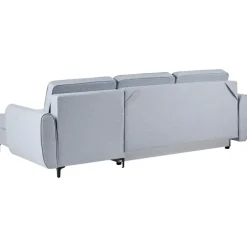 SIMRIS - Hoekslaapbank - Blauw - Linkszijdig - Polyester