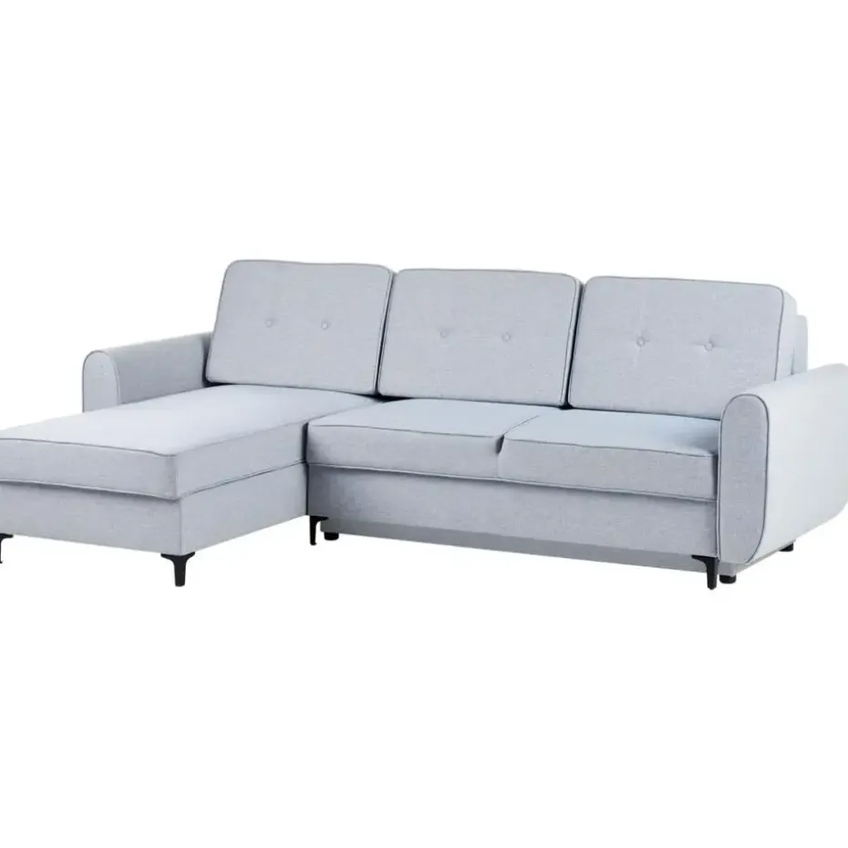 SIMRIS - Hoekslaapbank - Blauw - Rechtszijdig - Polyester