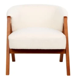 SKEI - Fauteuil - Wit - Bouclé