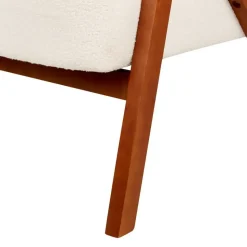 SKEI - Fauteuil - Wit - Bouclé