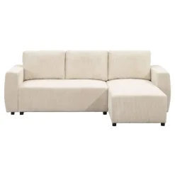 Slaapbank Novara - ecru - 85x230x155 cm