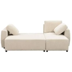 Slaapbank Novara - ecru - 85x230x155 cm