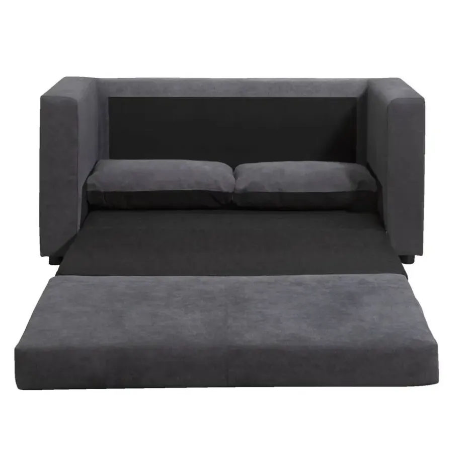 Slaapbank Sirena - antraciet - 72x139x69 cm