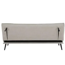 Slaapbank 3-Zits - Beige Stof - Zithoogte 43cm - 181x83x81cm - Mali