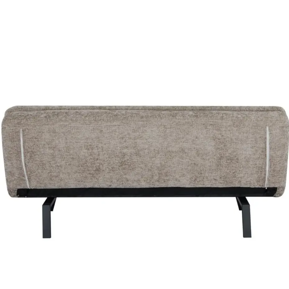 Slaapbank 3-Zits - Taupe Stof - Zithoogte 41cm - 179x87x80cm - Olive