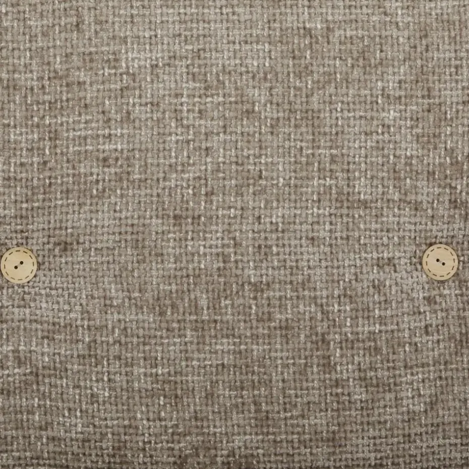 Slaapbank 3-Zits - Taupe Stof - Zithoogte 41cm - 179x87x80cm - Olive