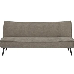 Slaapbank 3-Zits - Taupe Stof - Zithoogte 43cm - 181x83x81cm - Mali