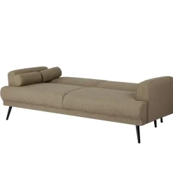 Slaapbank 3-Zits - Taupe Stof - Zithoogte 47cm - 209x91x85cm - Jason