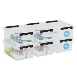 SmartStore Stevige Opbergbox 14L Set van 6 - 40x30x18cm