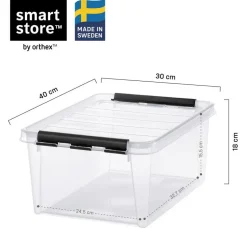 SmartStore Stevige Opbergbox 14L Set van 6 - 40x30x18cm