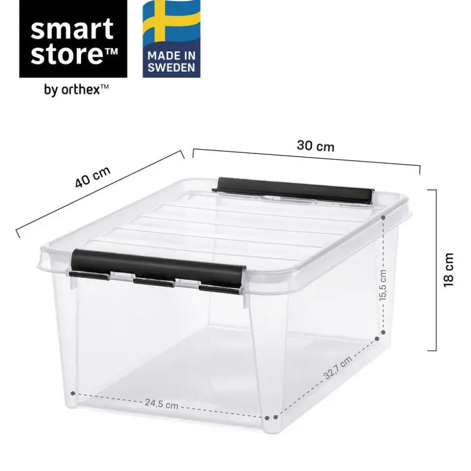 SmartStore Stevige Opbergbox 14L Set van 6 - 40x30x18cm