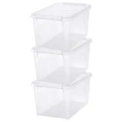 SmartStore Stevige Opbergbox 46L Set van 3 - 59x39x31cm