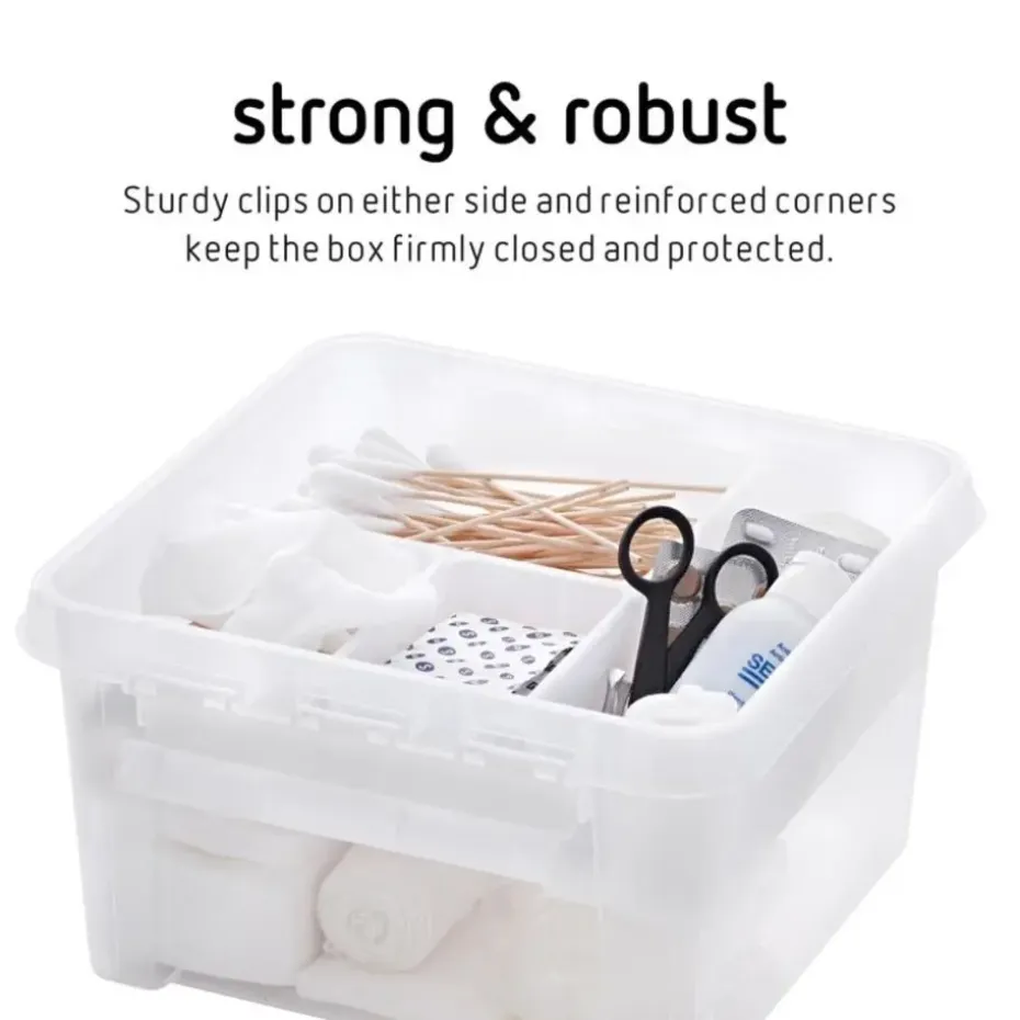 SmartStore Stevige Opbergbox 7L Set van 3 - 28x28x17cm