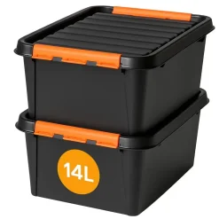 SmartStore Stevige Opbergbox 14L Set van 2 - 40x30x19cm