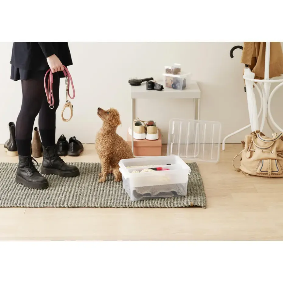 SmartStore Stevige Opbergbox 14L Set van 8 - 40x30x18cm