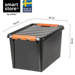 SmartStore Stevige Opbergbox 49L Set van 2 - 59x39x34cm