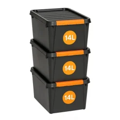 SmartStore Stevige Opbergbox 14L Set van 3 - 40x30x19cm