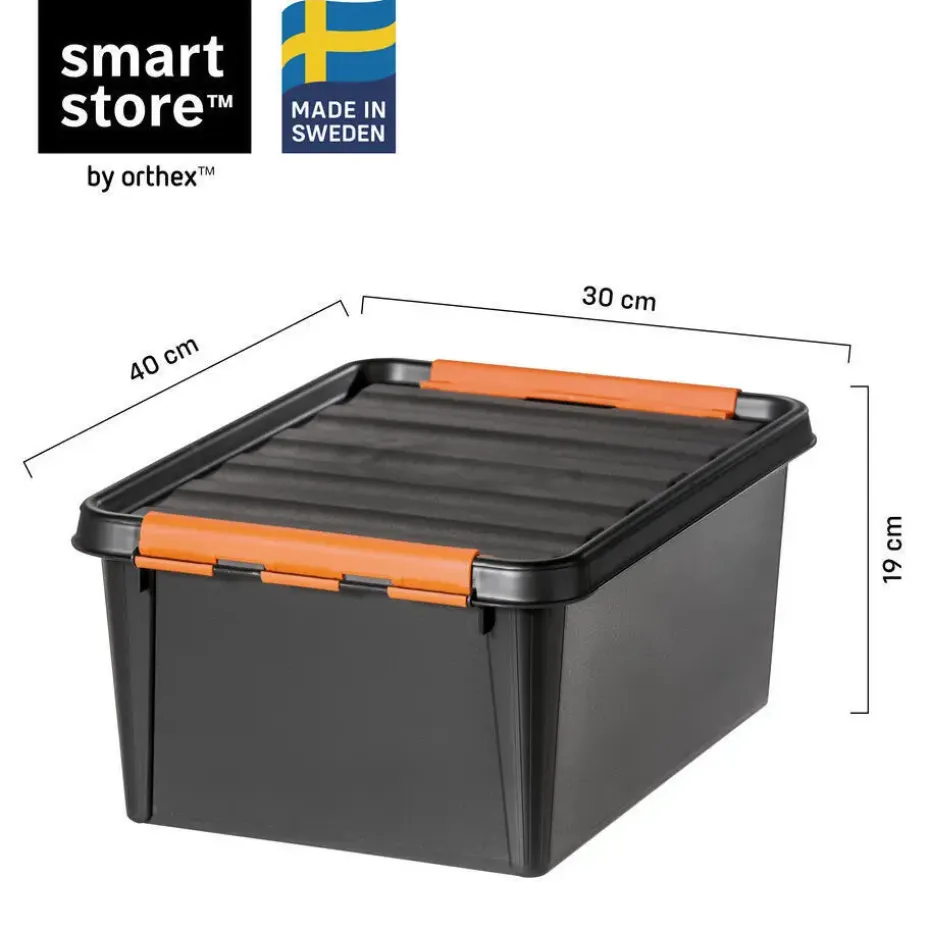 SmartStore Stevige Opbergbox 14L Set van 3 - 40x30x19cm