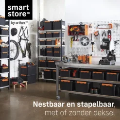 SmartStore Stevige Opbergbox 14L Set van 3 - 40x30x19cm