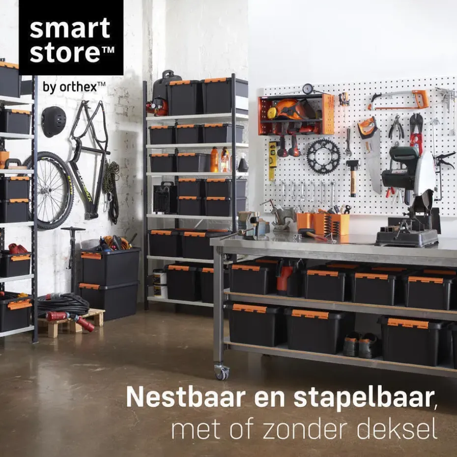 SmartStore Stevige Opbergbox 14L Set van 3 - 40x30x19cm