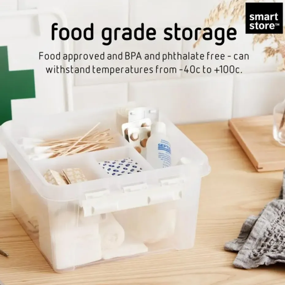 SmartStore Stevige Opbergbox 7L Set van 2 - 28x28x17cm