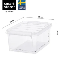 SmartStore Stevige Opbergbox 8L Set van 10 - 34x25x16cm