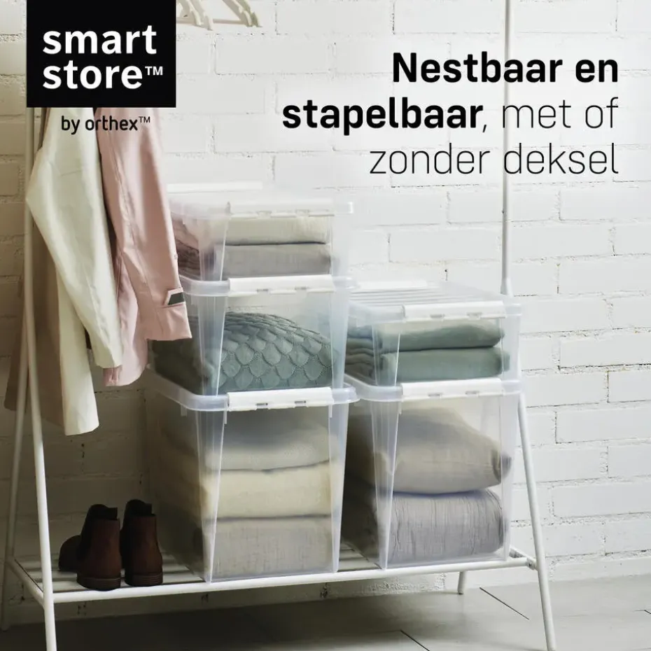 SmartStore Stevige Opbergbox 8L Set van 10 - 34x25x16cm
