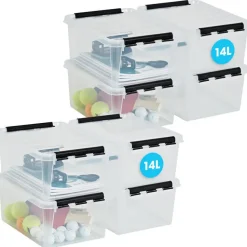 SmartStore Stevige Opbergbox 14L Set van 10 - 40x30x18cm