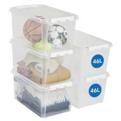 SmartStore Stevige Opbergbox 46L Set van 5 - 59x39x31cm