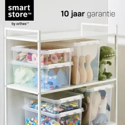 SmartStore Stevige Opbergbox 46L Set van 5 - 59x39x31cm