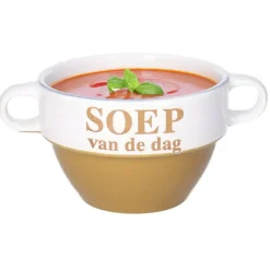 Soepkommen - Soep van de dag - Cappuccino bruin - Stapelbaar