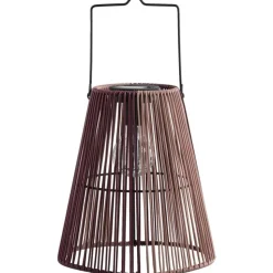 Solar lantaarn Zef - roze/paars - 24,5xØ22 cm